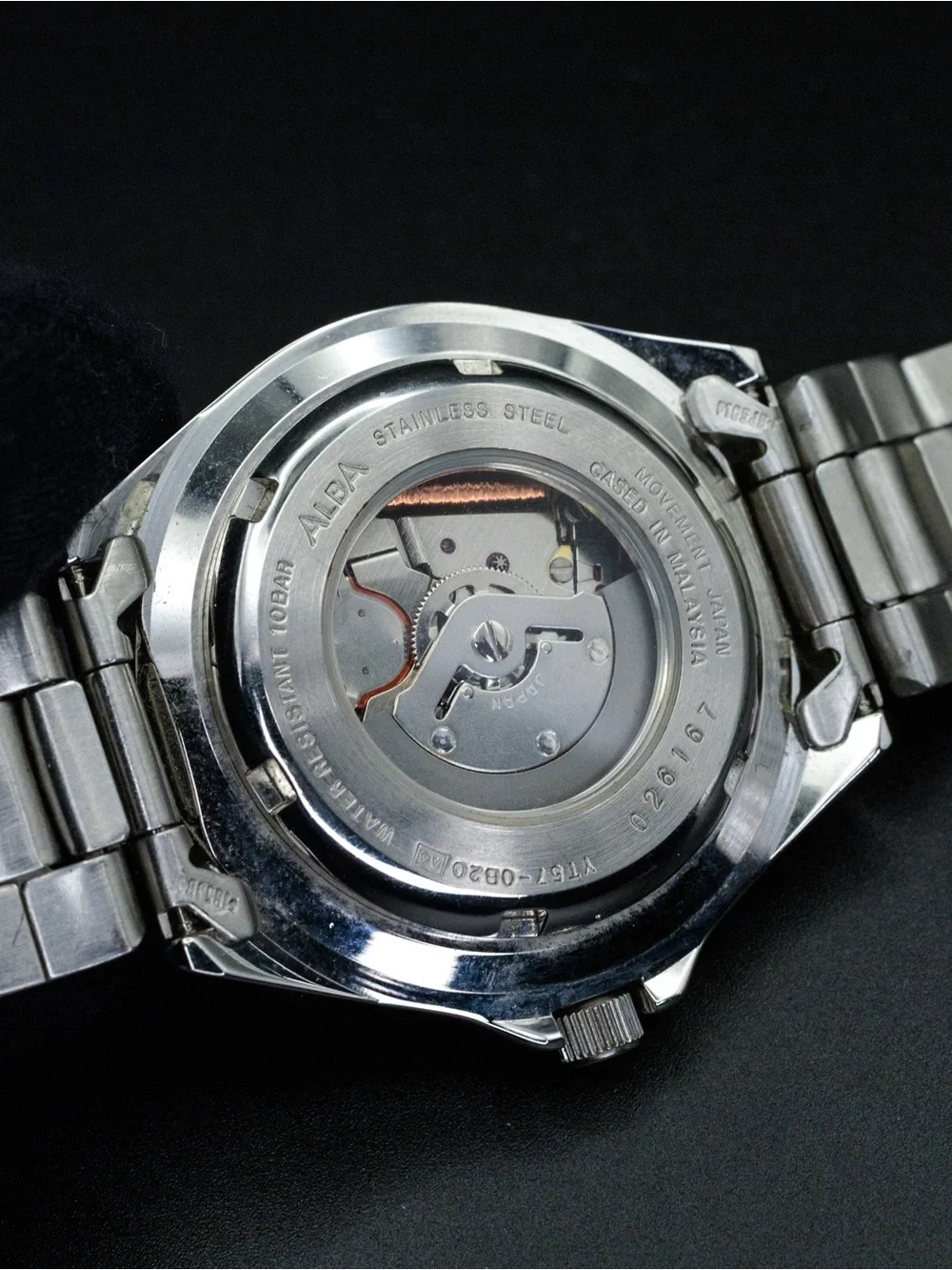 Seiko Alba Rare Field Gear YT57-0B20 Kinetic Vintage 40mm JDM Import Date Watch